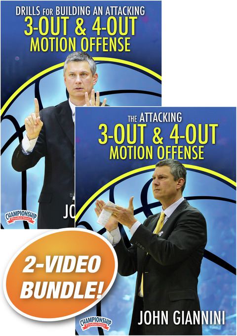 3-Out & 4-Out Motion Offense 2-Pack                                                                                             