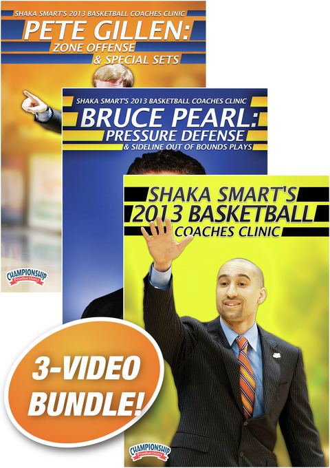 Shaka Smart's Basketball Clinic 3-Pack                                                                                          