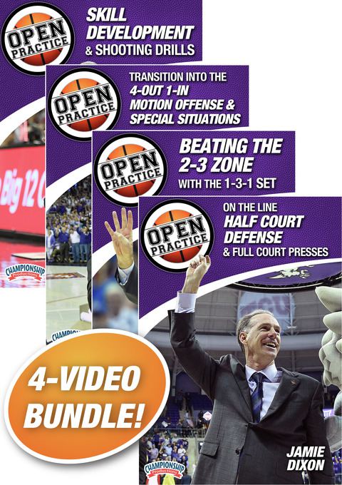 Jamie Dixon: Open Basketball Practice 4-Pack                                                                                    