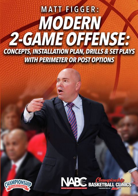 Modern 2-Game Offense: Concepts, Installation Plan, Drills & Set Plays with Perimeter or Post Options                           
