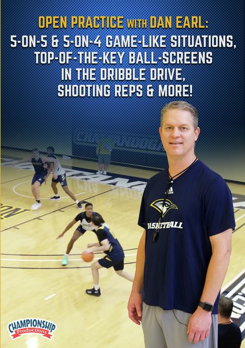 5-on-5 & 5-on-4 Game-Like Situations, Top-of-the-Key Ball-Screens in the Dribble Drive, Shooting Reps & More!                   