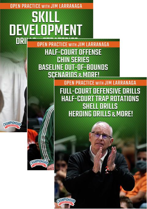 Jim Larranaga's Open Practice 3-Pack                                                                                            