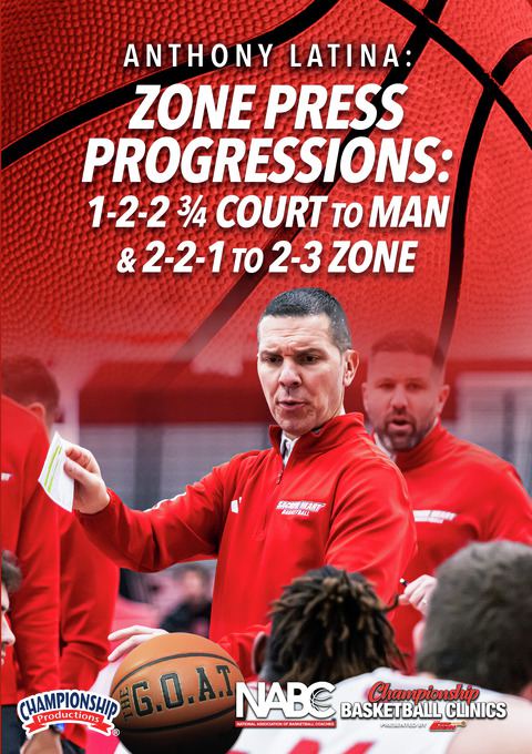 Zone Press Progressions: 1-2-2 3/4 Court to Man & 2-2-1 to 2-3 Zone                                                             