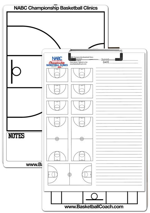 NABC Championship Basketball Clinic Clipboard & Notepad - SW                                                                    