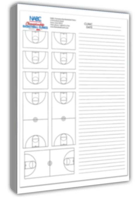 NABC Championship Basketball Clinics Notepad - SW                                                                               