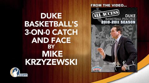 Duke Basketball's 3-on-0 Catch and Face                                                                                         