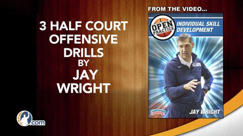 3 Half Court Offensive Drills with Jay Wright                                                                                   