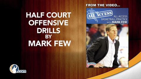 Half Court Offensive Drills with Mark Few                                                                                       