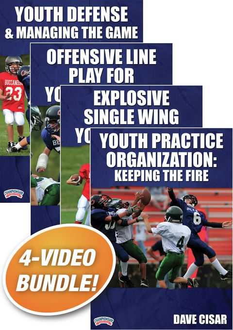 Dave Cisar Youth Football Clinic 4-Pack                                                                                         