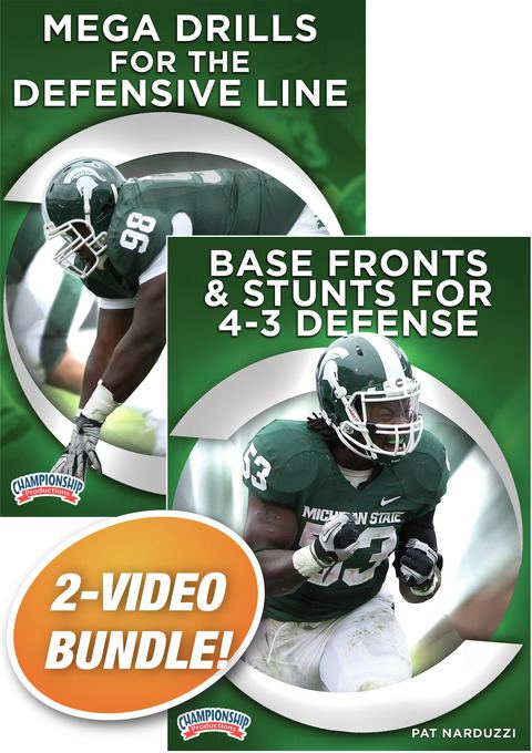 Michigan State Defensive Stunts and Drills 2-Pack                                                                               