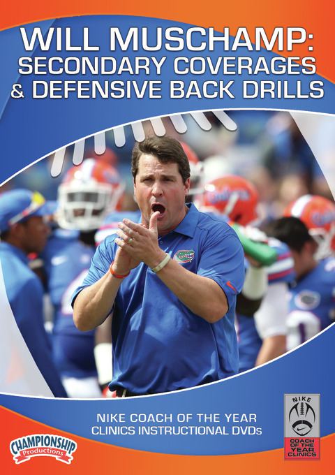 Will Muschamp: Secondary Coverages & Defensive Back Drills                                                                      