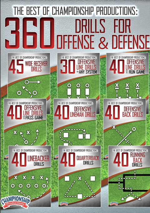 Best of the Best Football Series: 360 Drills for Offense and Defense                                                            