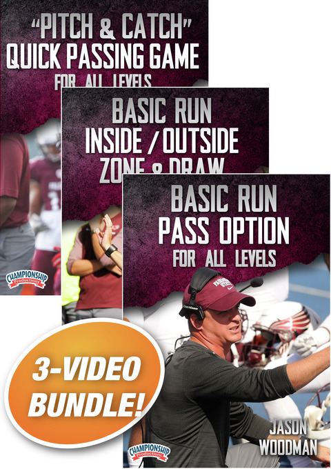 Jason Woodman's Run Pass Option 3-Pack                                                                                          