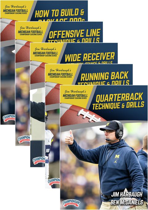 Michigan Football Series: Techniques & Drills for Offensive Position Play                                                       