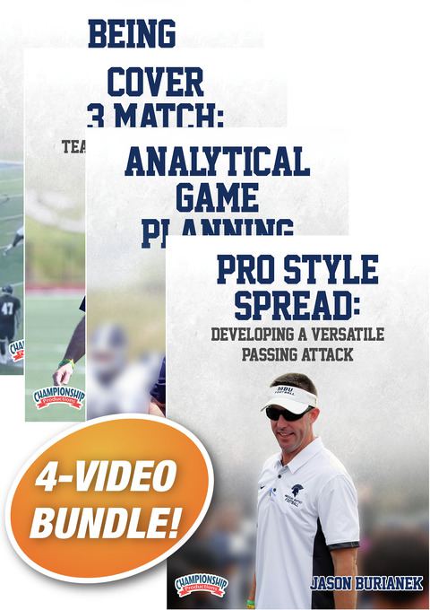Jason Burianek Coaching Football 4-Pack                                                                                         