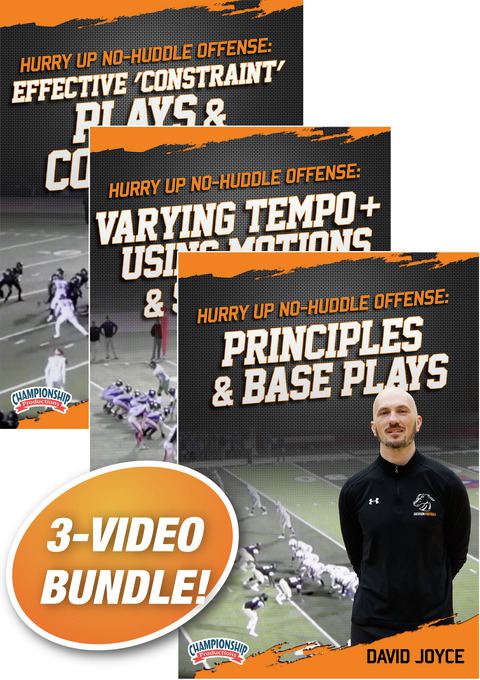 David Joyce's Hurry Up No-Huddle Offense 3-Pack                                                                                 