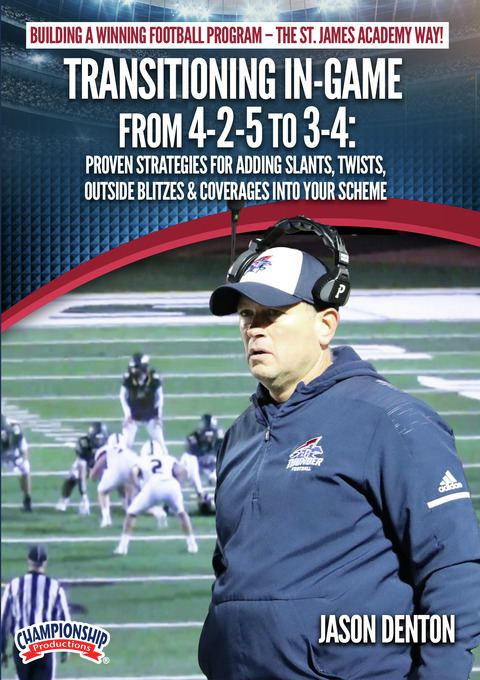 Transitioning In-Game from 4-2-5 to 3-4: Proven Strategies for Adding Slants, Twists, Outside Blitzes & Coverages               
