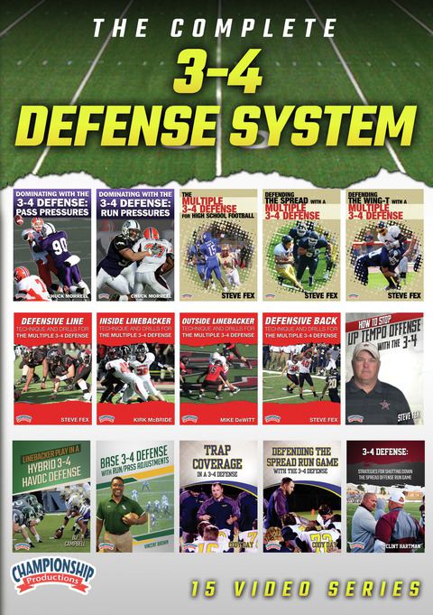 The Complete 3-4 Defense System Series                                                                                          