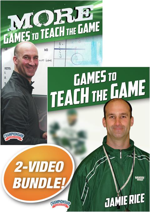 Games to Teach the Game of Hockey 2-Pack                                                                                        