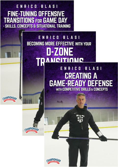 Enrico Blasi's Hockey Concepts & Transitions 3-Pack                                                                             