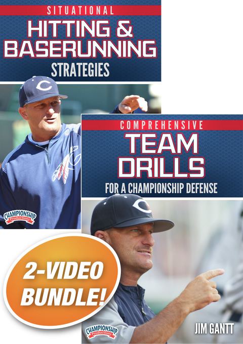 Jim Gantt Coaching Championship Baseball 2-Pack                                                                                 