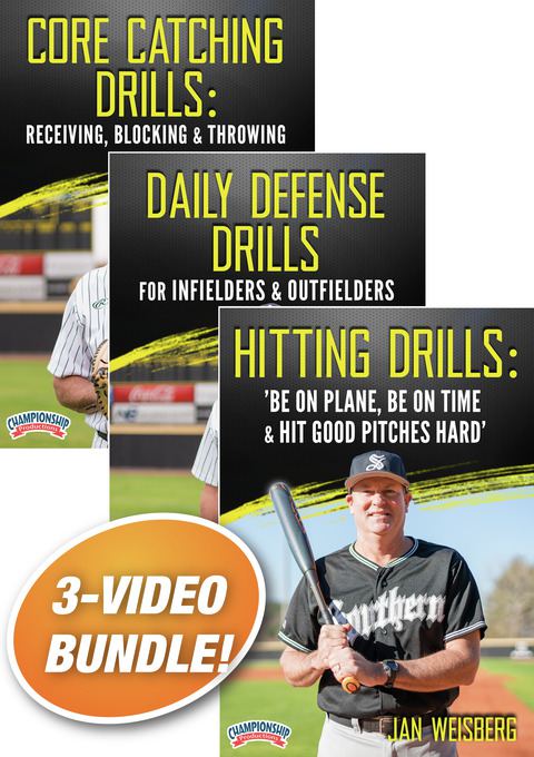 Jan Weisberg: Drills for Baseball 3-Pack                                                                                        