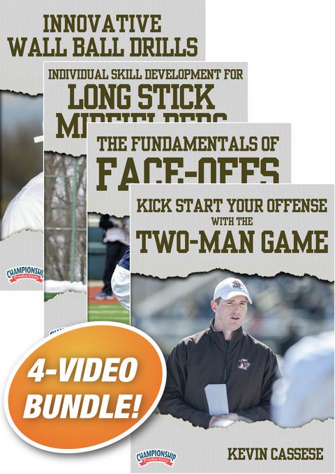 Skills and Strategies for Lacrosse 4-Pack                                                                                       