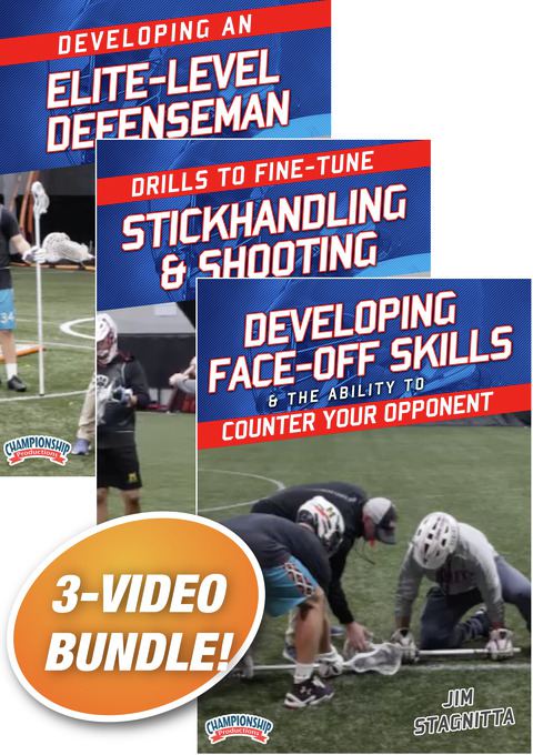 Jim Stagnitta's Coaching Lacrosse 3-Pack                                                                                        