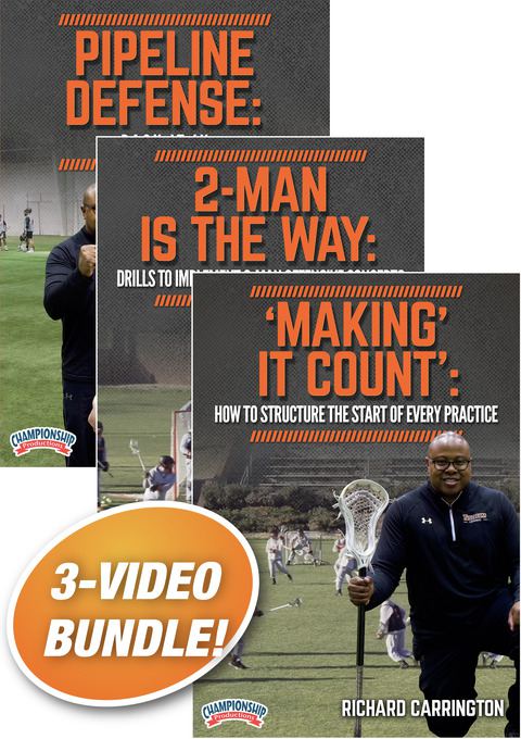 Richard Carrington Coaching Lacrosse 3-Pack                                                                                     