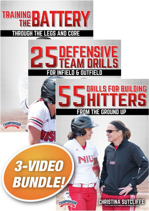 Christina Sutcliffe's Softball Drills 3-Pack                                                                                    