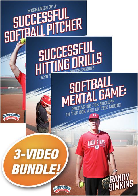 Randy Simkins' Successful Softball Coaching 3-Pack                                                                              