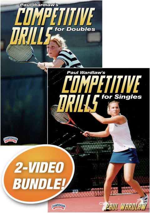 Paul Wardlaw's Competitive Drills for Tennis Two-Pack!                                                                          