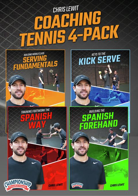 Chris Lewit Coaching Tennis 4-Pack                                                                                              