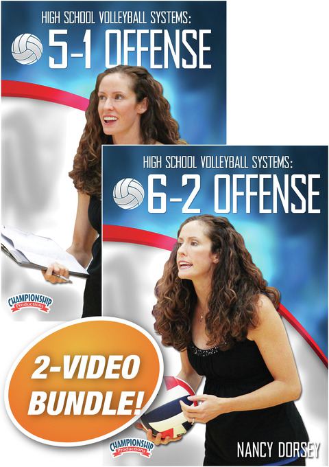 High School Volleyball Offensive Systems 2-Pack                                                                                 