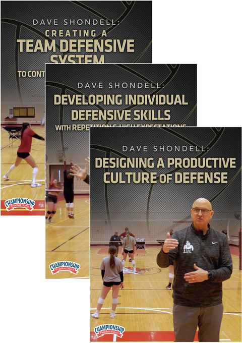 Dave Shondell: Coaching Volleyball 3-Pack                                                                                       
