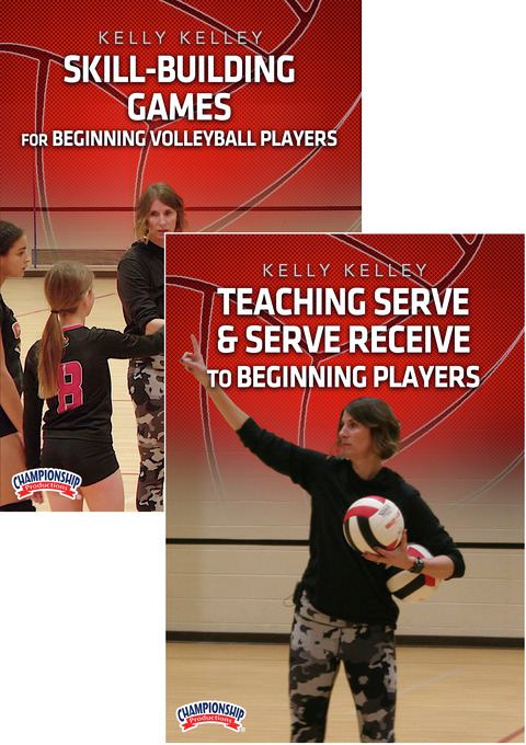 Teaching Beginning Volleyball Players 2 Pack                                                                                    