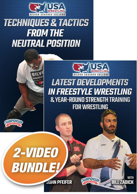 USA Wrestling Silver Coaches College 2017 Clinic - 2-Pack (Featuring Bill Zadick)                                               