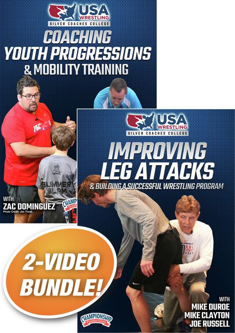USA Wrestling Silver Coaches College 2017 Clinic - 2-Pack (Featuring Joe Russell)                                               