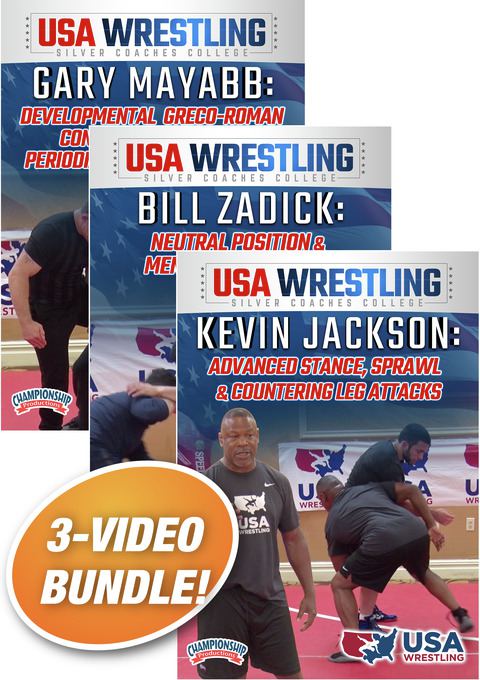 USA Wrestling Silver Coaches College 3-pack                                                                                     